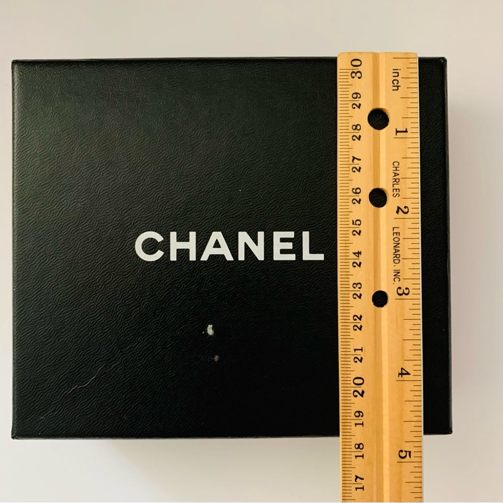 Authentic CHANEL Boutique Box Black w/ Original Cloth Gift Storage Display - Picture 6 of 7